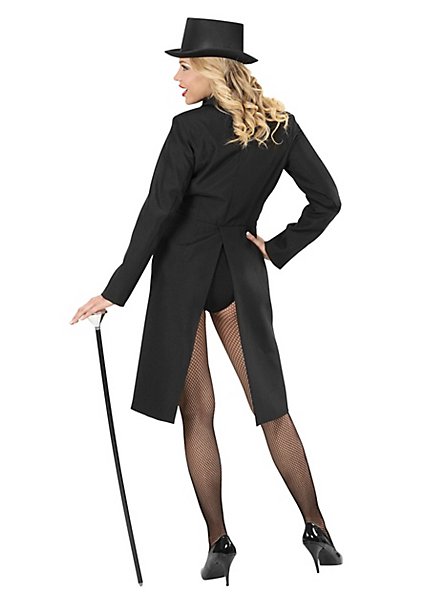 Tailcoat for ladies black maskworld